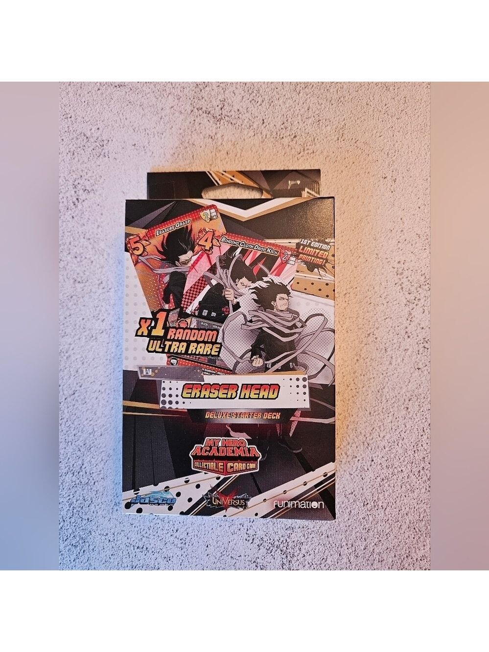 Eraser Head Deluxe Starter Deck - My Hero Academia Collectible Card Game SEALED